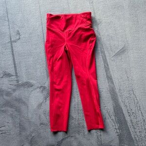 Lululemon Red Active Leggings